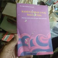 Buku Kamus Undak Usuk Basa Sunda (Sareng Conto2 Larapna Dina Kalimah)