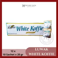 Kopi Luwak White Koffie Coffee 1 DUS / KARTON 20 x 10sachet x 20 gr