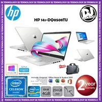 HP 14s DQ0508TU INTEL N4120 4GB 256GB SSD INTEL UHD 14" WIN11 OHS