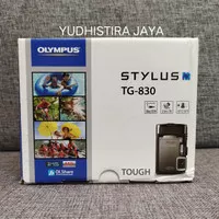 OLYMPUS STYLUS TG-830 GPS Silver GARANSI RESMI OLYMPUS INDONESIA