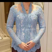 Kebaya Kartini Brokat modifikasi Semiprancis