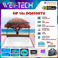 HP 14s DQ0508TU INTEL N4120 4GB 256GB SSD 14" WIN11 OHS