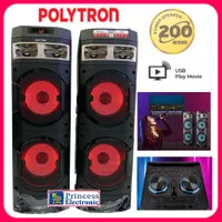 POLYTRON Active Speaker PAS 10D28 Aktif 10 Inch Bluetooth Kara