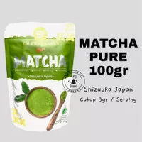 Matcha Powder Pure 100gr /Bubuk minuman Matcha repack 100gr siap seduh