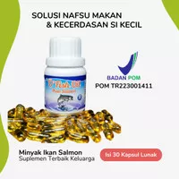 O Fish Oil Minyak Ikan Salmon Omega 3 Penambah Nafsu Makan Anak