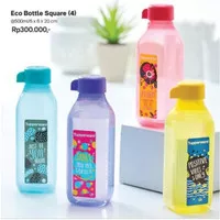 eco bottle square tupperware / botol minum anak ukuran 500 ml