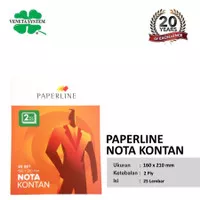 Paperline Nota Kontan 2 Ply / Buku Nota Kontan 2 Rangkap NCR