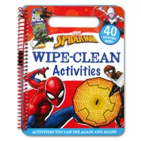 Spiderman wipe clean activity book buku aktivitas anak superhero