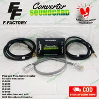 converter soundcard untuk rig icom 2100 2200 2300