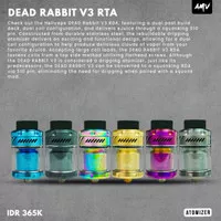 Dead Rabbit V3 RTA 100% Authentic by Hellvape - AT