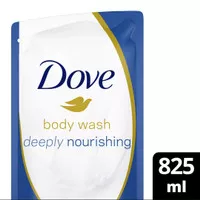 Dove Deeply Nourishing Body Wash Refill Pouch 850 ml Sabun Mandi Cair