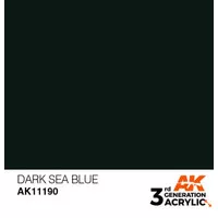 DARK SEA BLUE AK11190 - cat model kit paint