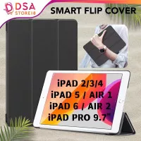 SmartCase iPad 2 3 4 Flip Case Cover Leather Standing Casing AutoLock