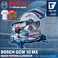 Bosch Mitter Saw GCM 10 MX 1700 Watt 255MM Mesin Potong Alumunium