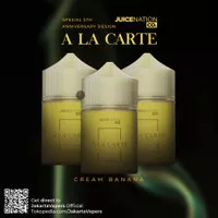 A La Carte Cream Banana 60ML - Liquid Alacarte Ala Carte Banana