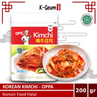 OPPA Kimchi Korea | Kimchi Sawi Fresh | Kimchi Halal 200 gram
