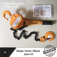 NAGASAKI Lever Block - Lever Hoist 2 Ton x 1.5 meter Made In JAPAN