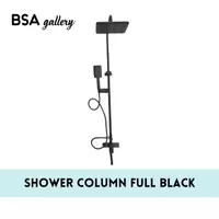 SHOWER KOLOM SET FULL BLACK / SHOWER TIANG KOMPLIT HITAM / SHOWER SET