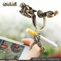 Adjustable Cincin Holder Rokok Naga Rack Ring Cigarette Holder