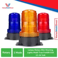 Lampu Rotary Warning Lights Mobil Truk Forklift 018 1 Mode 12-24 Volt