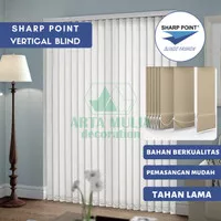 Vertical Blind Sharp Point FULL BLACKOUT 6077 Gorden Kantor Minimalis