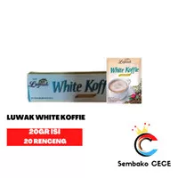 1 DUS Kopi Luwak White Koffie Coffee 20gr isi 20 Renceng