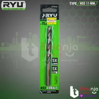 Ryu Mata Bor HSS Cobalt 11 MM Drill Bits Besi Stainless Alumunium 11mm