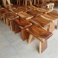 BANGKU FULL KAYU | BANGKU MINIMALIS KAYU SOLID | BANGKU KAYU UNTUK CAF