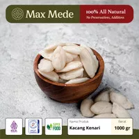 Kacang Kenari Slice Mentah Kacang Kenari Premium Sulawesi Max Mede 1Kg