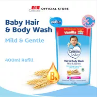 Cusson Baby Hair & Body Wash 400ml Refill Mild & Gentle