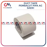 Duct Tape Pipa AC merk Saeki Ivory Selang Pembalut Lakban Lem Isolasi