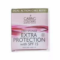 Caring Colour Extra Protection SPF 15 Reffil 14gr - Bedak Wajah