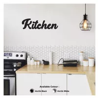 Hiasan Dinding AKRILIK - KITCHEN - Wall Decor Letter Sign