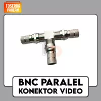 Konektor CCTV BNC T Drat / SOCKET T Drat / Connector Paralel T Cabang