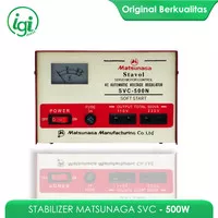 Stavolt SVC 500W Matsunaga / Stabilizer SVC 500VA MTS / 500 Watt