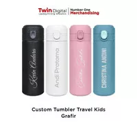 Tumbler Termos Custom Botol Minum Anak Custom Nama Travel Kids Grafir