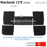 Baterai Apple MacBook Air 12" A1534 A1527 A1705 Early 2015 Mid 2017