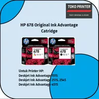 Tinta Catridge HP 678 Black HP 678 Colour Original / Deskjet 1515