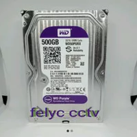 Hardisk WD/Purple 500GB 3,5in Sata Internal Cctv/Pc