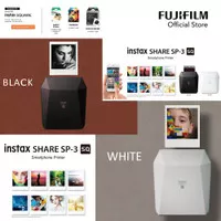 Fujifilm Instax SHARE SP-3 / SP3 - Garansi Fujifilm Indonesia - Hitam