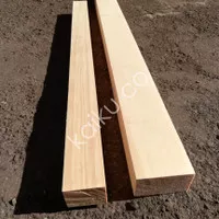 reng kayu jati belanda atau kayu pinus tanpa lubang paku