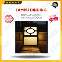 LAMPU HIAS DINDING LED TENAGA SURYA WALL LAMPS OUTDOOR WATERPROOF