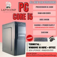 Cpu Pc Rakitan All New Gress Core i5-2400/8Gb/Dvd/Mtb Fast H61 Baru