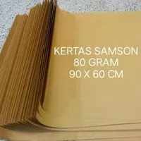 Kertas Samson Coklat 80 gram, 90 x 60 cm Kertas Untuk Packing