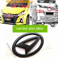 logo Daihatsu Ayla xenia hitam depan belakang