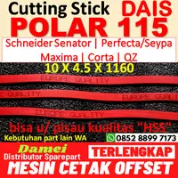 Cutting Stick Polar 115 Spare Part Tatakan Mesin Potong Kertas Offset
