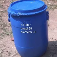 Tempat Sampah/Tong Air/drum plastik 50 L/Gentong