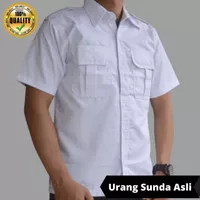 KEMEJA PUTIH PRIA/KEMEJA PDH PUTIH/ KEMEJA PNS PRIA PUTIH TERBARU 2002