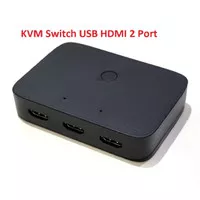 KVM Switch 2 Port HDMI USB Sharing LCD Printer Keyboard Mouse