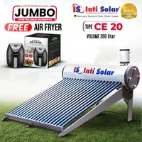 INTI SOLAR Water Heater IS 20 CE-200Liter Pemanas Air Tenaga Surya